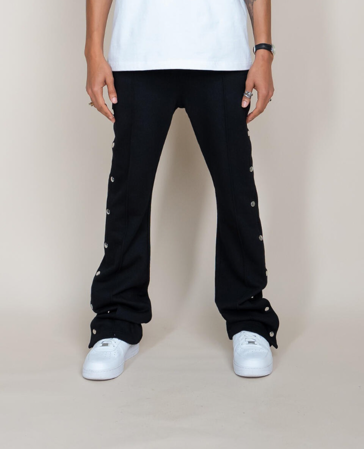 FRENCH TERRY SNAP FLARED PANT EPTM