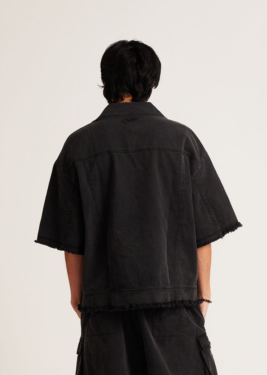 CANVAS SHORT SLEEVE TRUCKER JACKET DSM