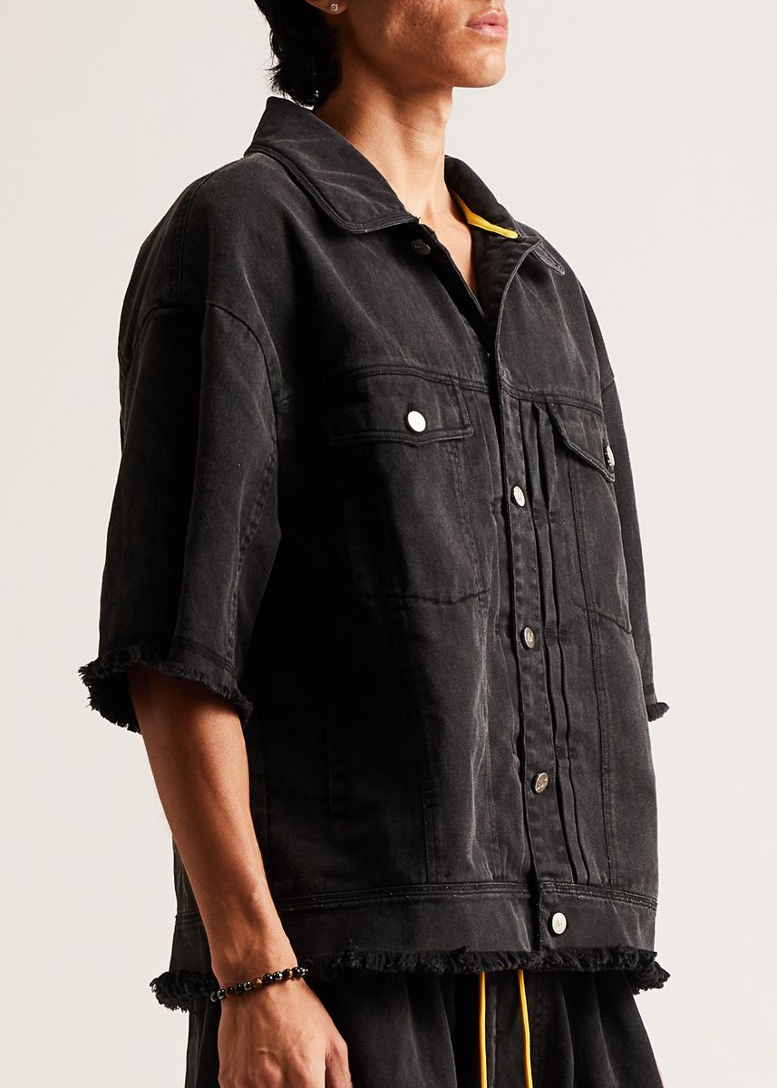 CANVAS SHORT SLEEVE TRUCKER JACKET DSM