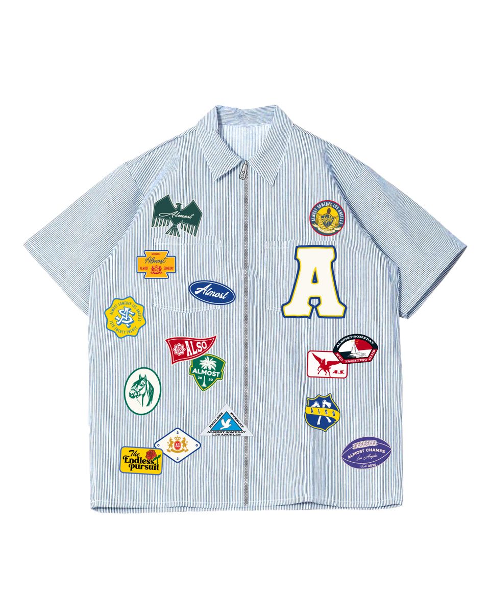 PATCHWORK SHIRT ALMOST SOMEDAY