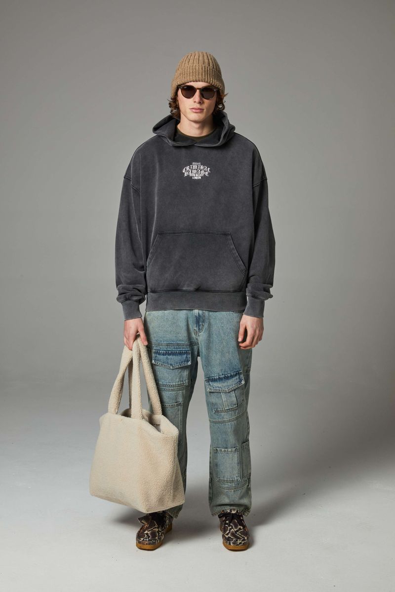 LOGO MANIA HOODIE CRIMINAL DAMAGE