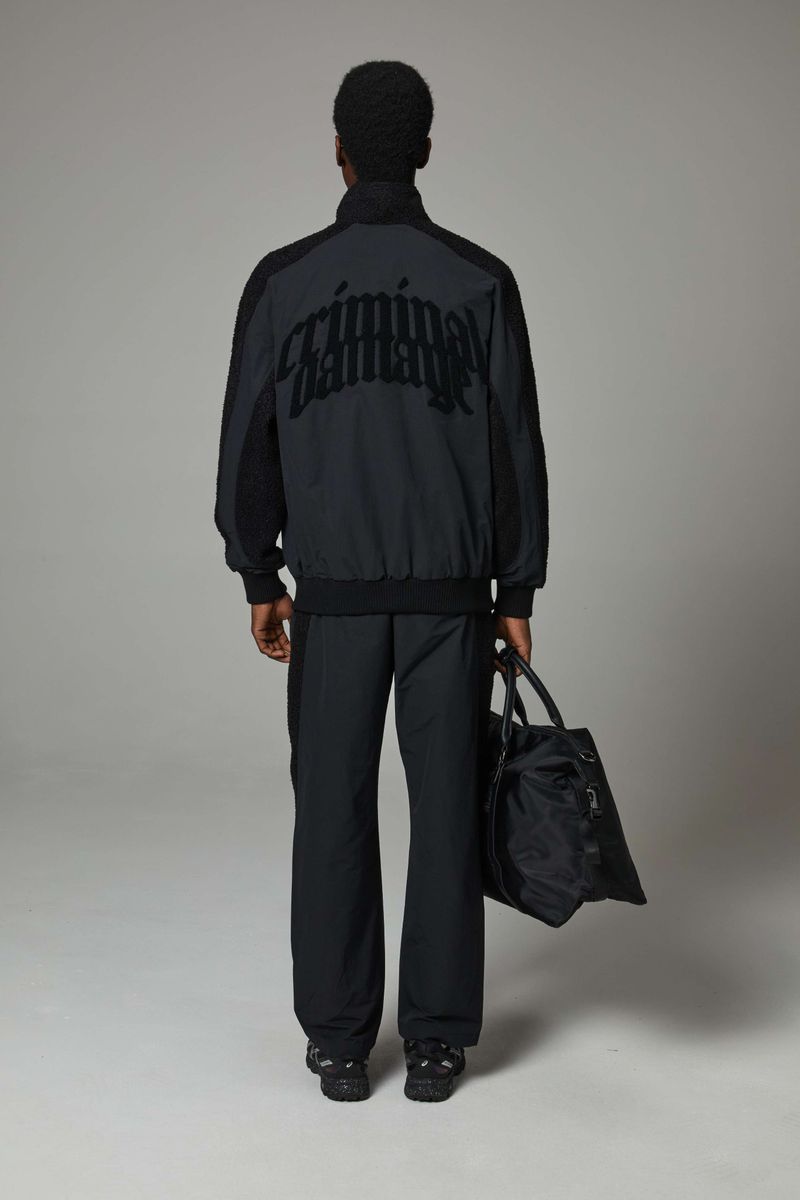 MICRO SHERPA NYLON TRACKSUIT JACKET CRIMINAL DAMAGE