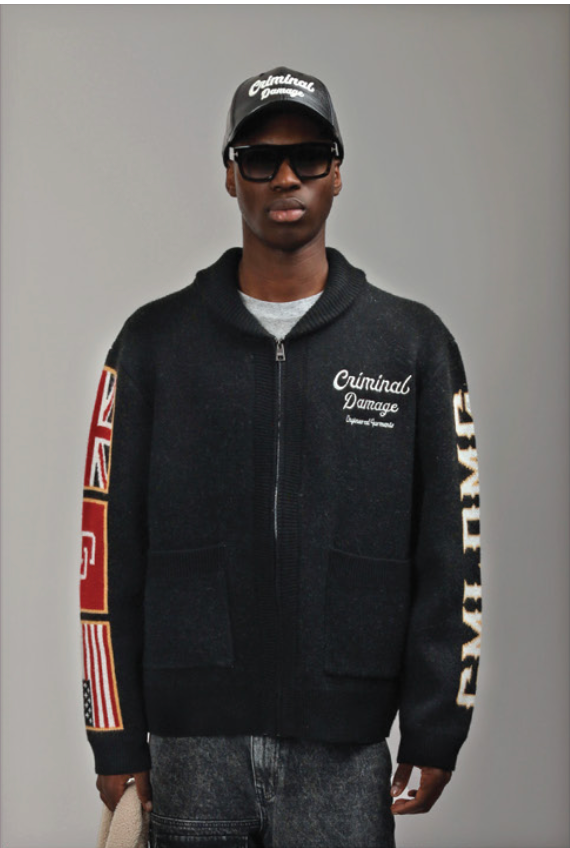 NEXT MOVE CARDIGAN CRIMINAL DAMAGE