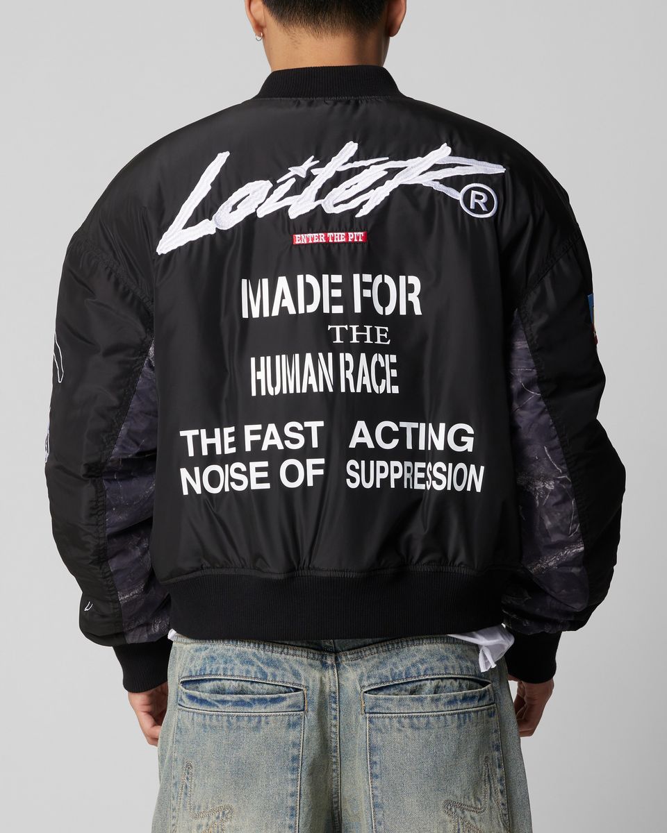 RIOT SQUAD BOMBER JACKET LOITER