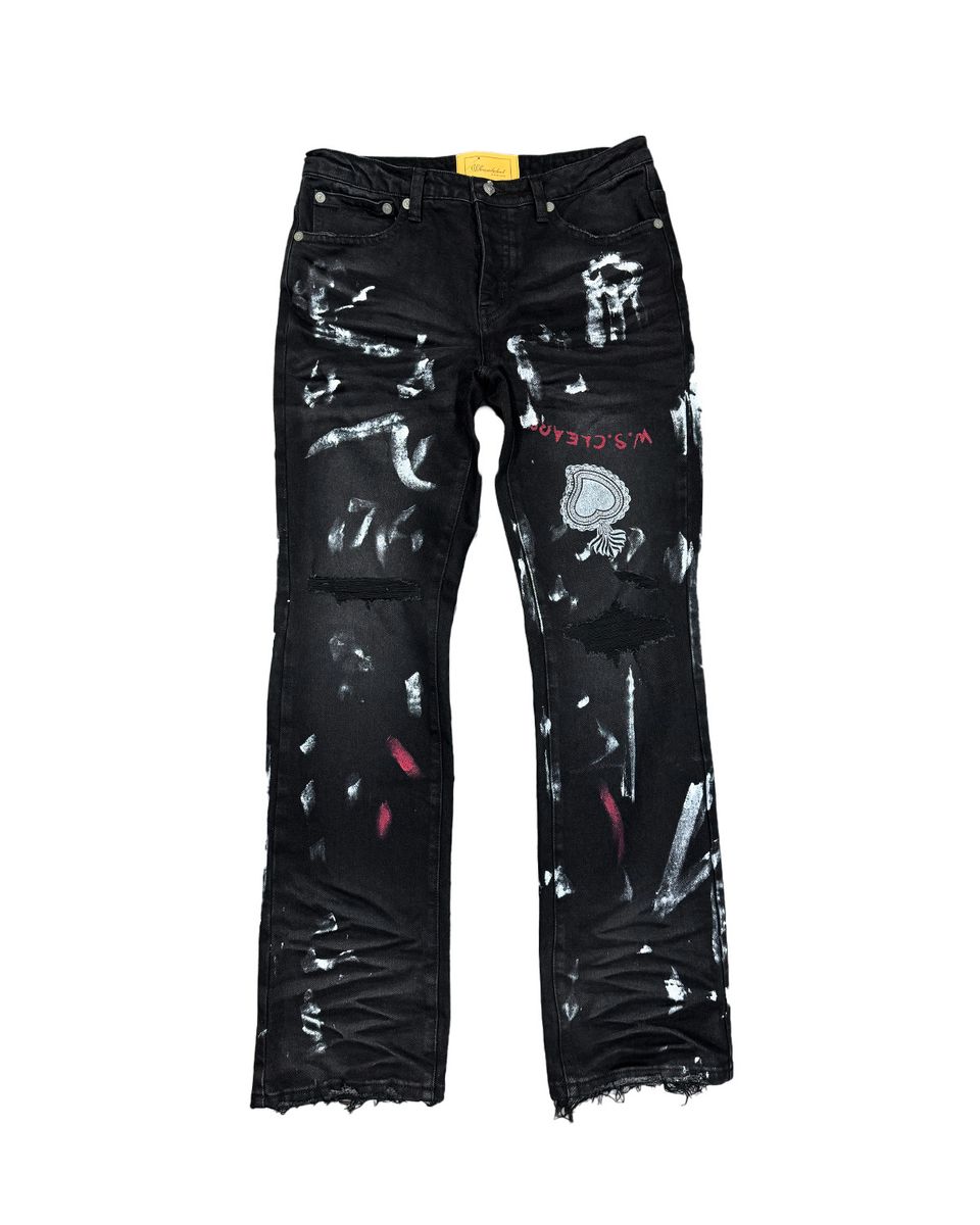 PAINTED DENIM WHEN SMOKE CLEARS