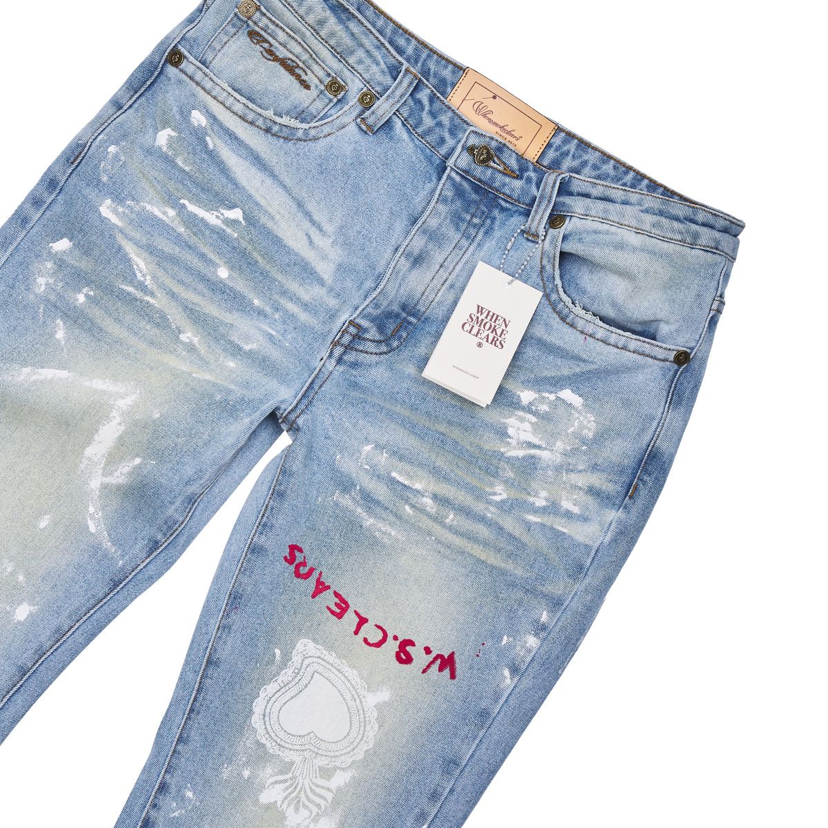 PAINTED DENIM WHEN SMOKE CLEARS