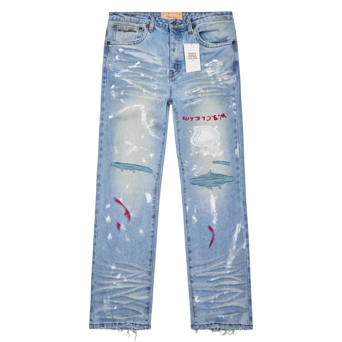 PAINTED DENIM WHEN SMOKE CLEARS