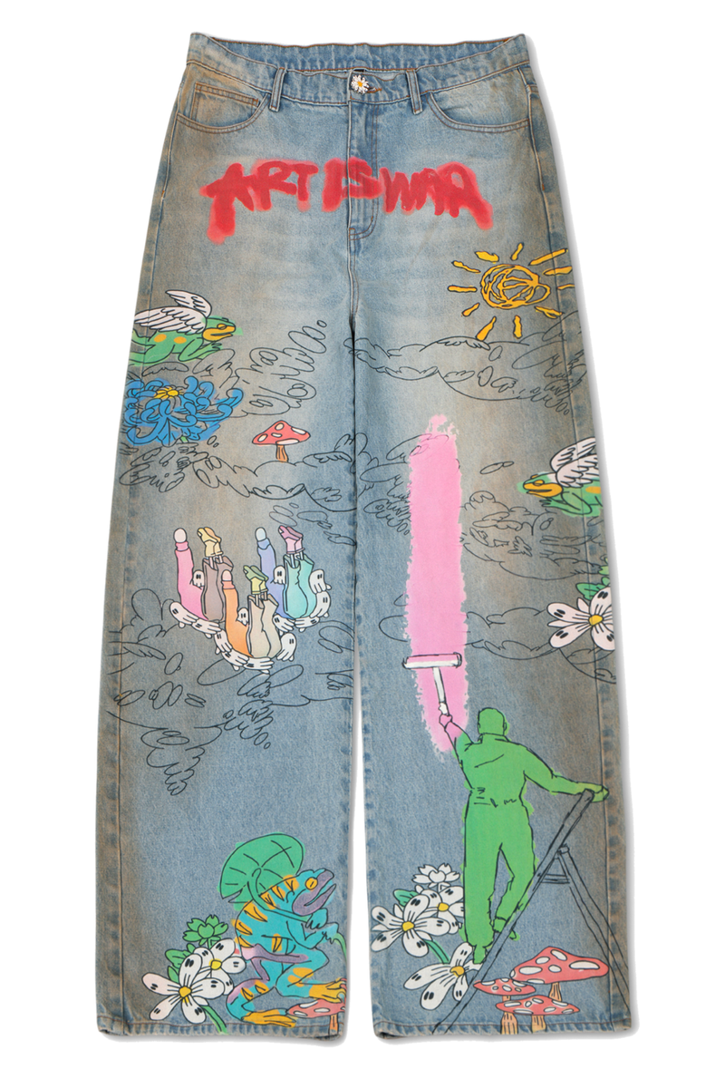 ART IS WAR PAINTER PANT WNTD APPAREL