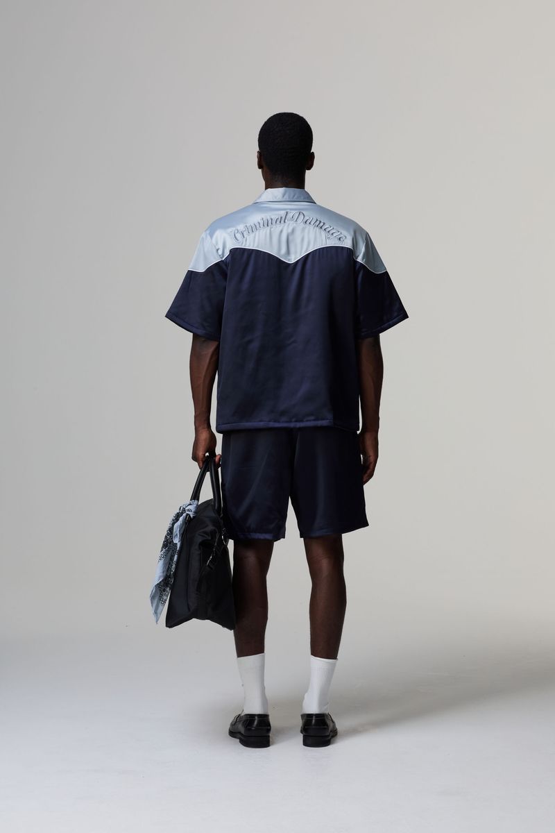 WESTERN SATIN SHORT CRIMINAL DAMAGE