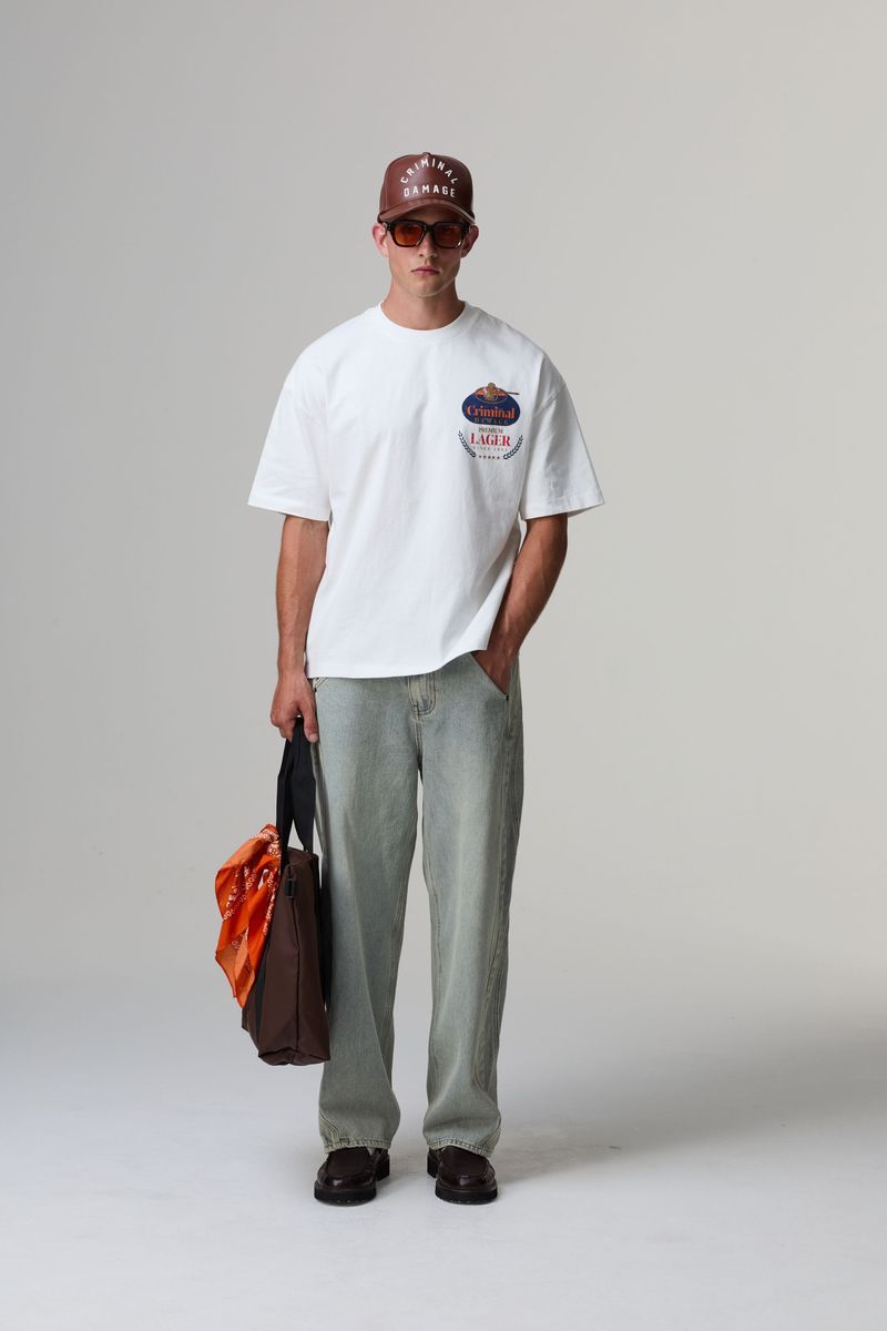 PREMIUM LAGER TEE CRIMINAL DAMAGE