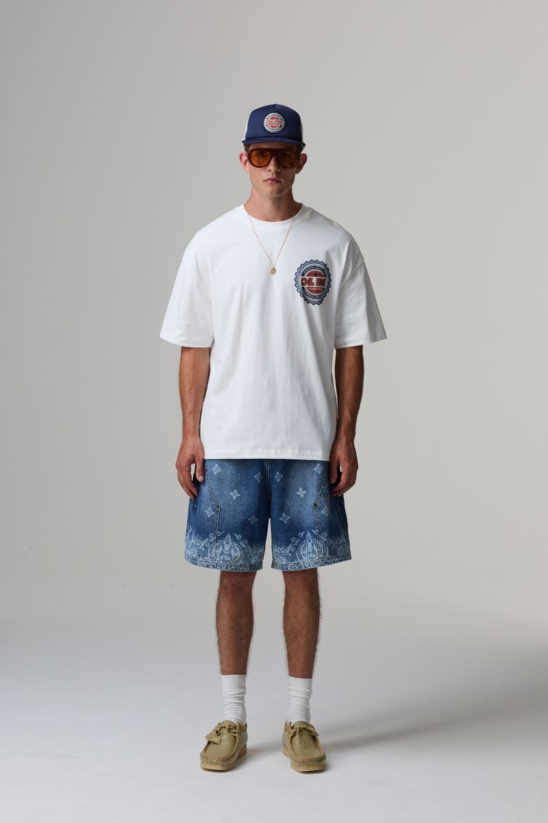 BEER BOTTLE TEE CRIMINAL DAMAGE