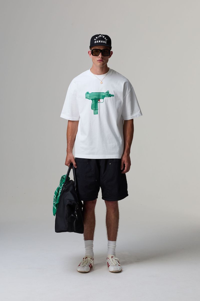 WATER GUN TEE CRIMINAL DAMAGE