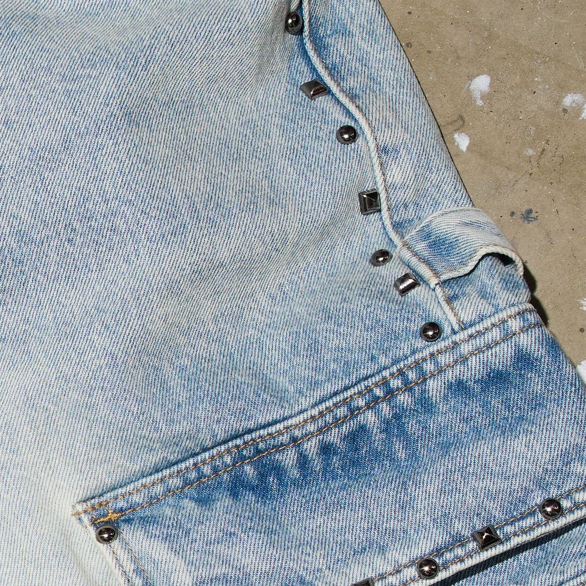 "NOBLE" CARGO DENIM SHORT DUAA