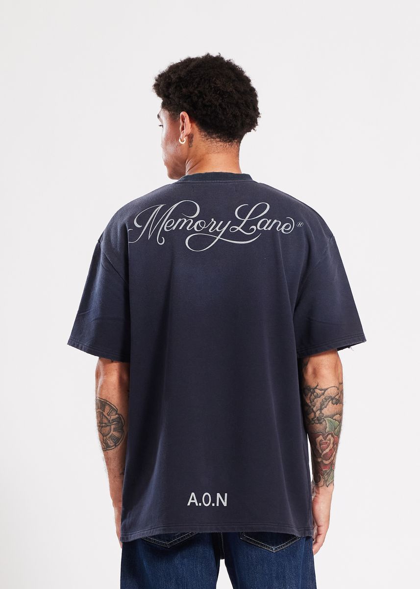 MONOGRAM EMBOSSED TEE MEMORY LANE
