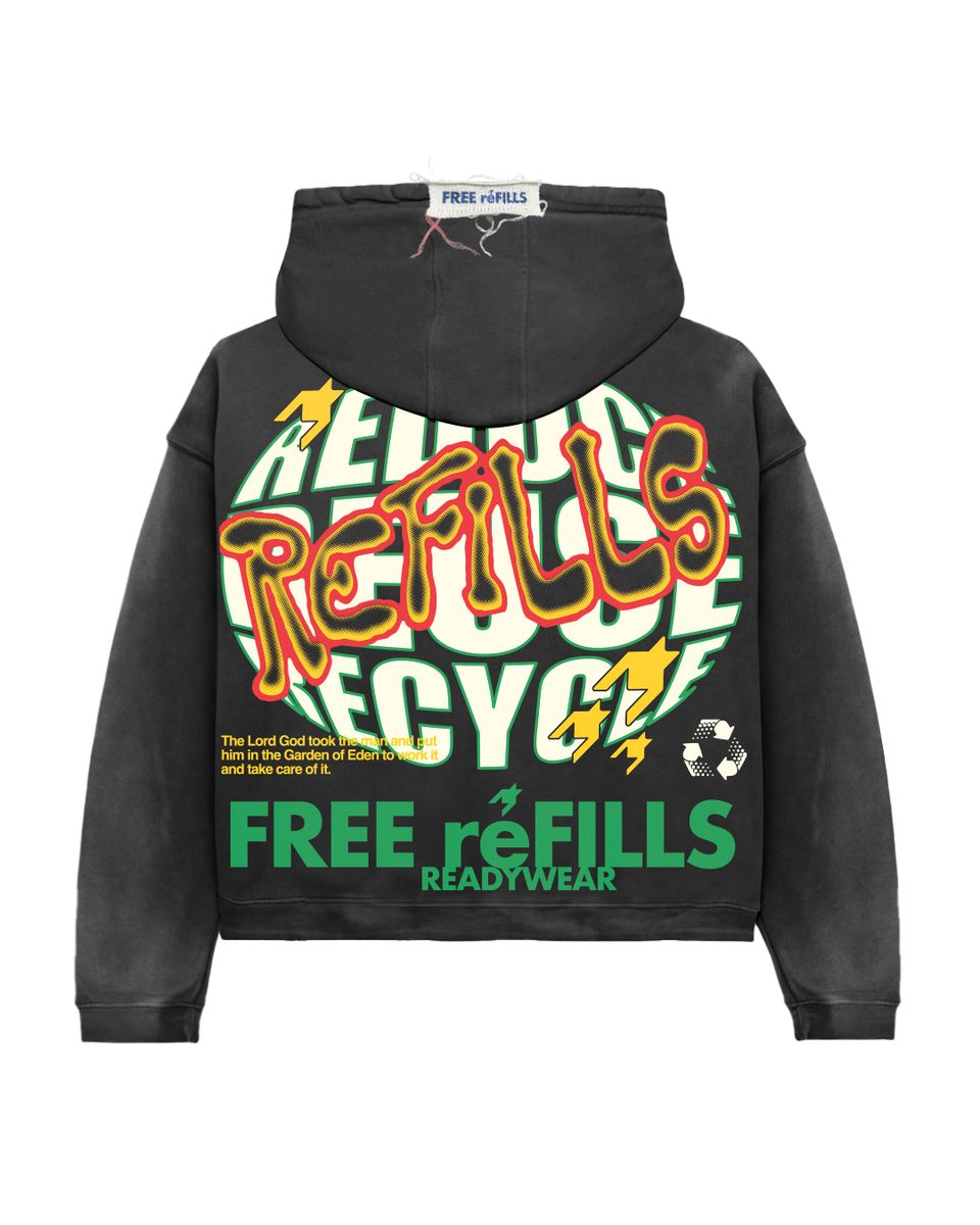 FRR ZIP UP HOODIE FREE REFILLS