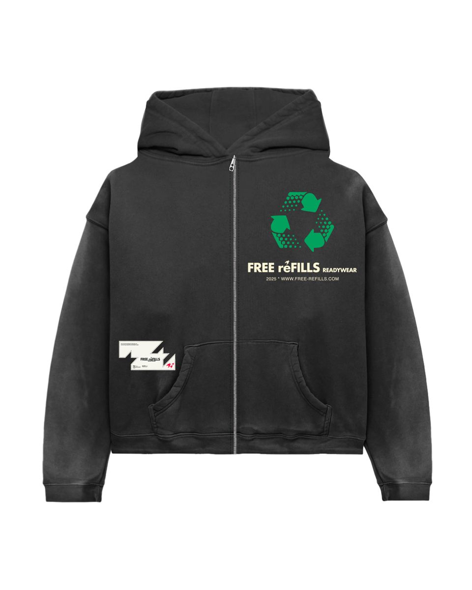 FRR ZIP UP HOODIE FREE REFILLS