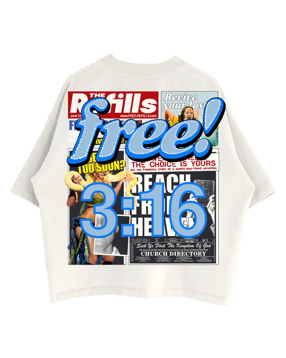 TABLOID TEE FREE REFILLS