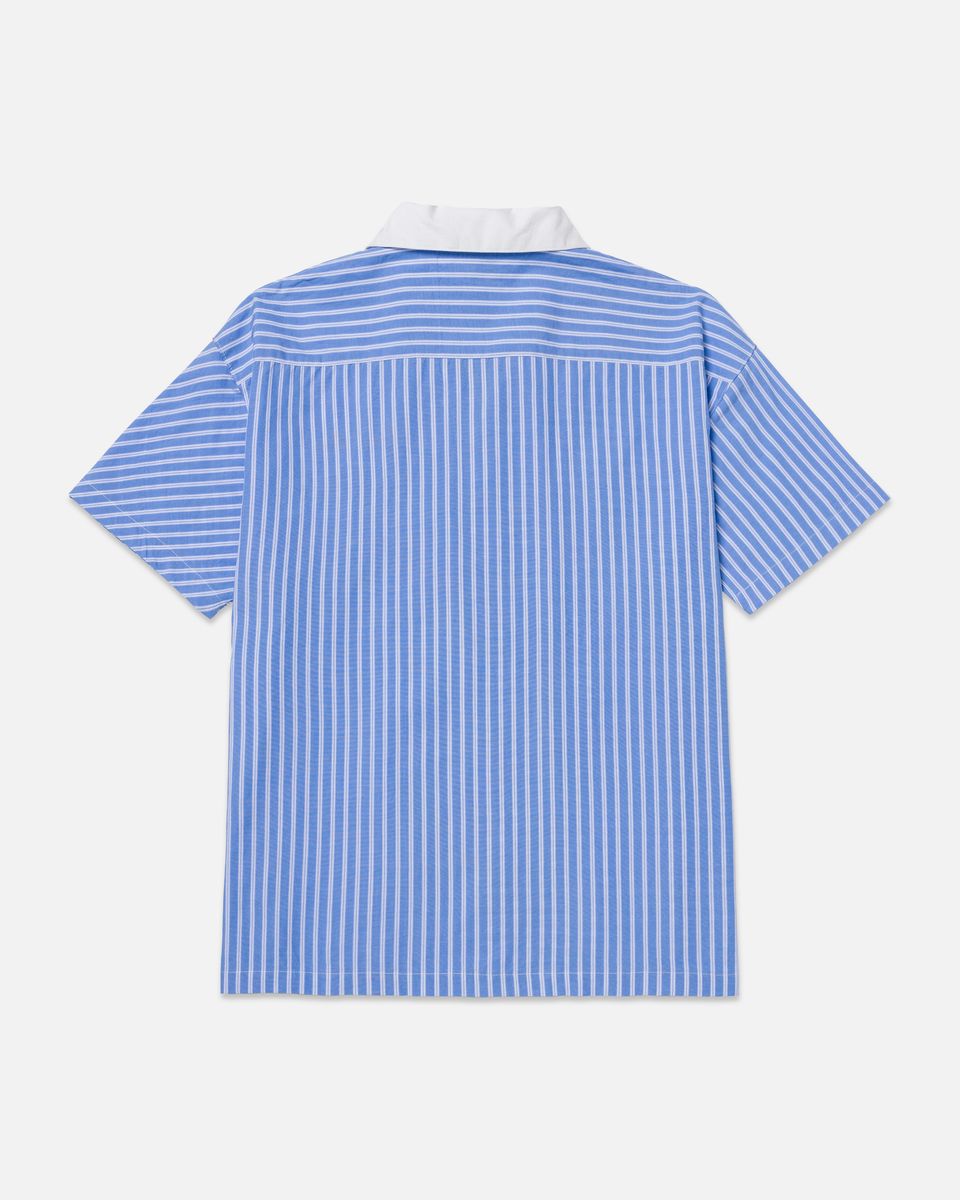 OXFORD PINSTRIPE BUTTON UP RYOKO RAIN