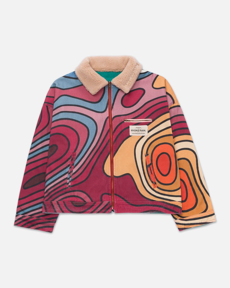 REVERSIBLE 70'S WORK JACKET RYOKO RAIN