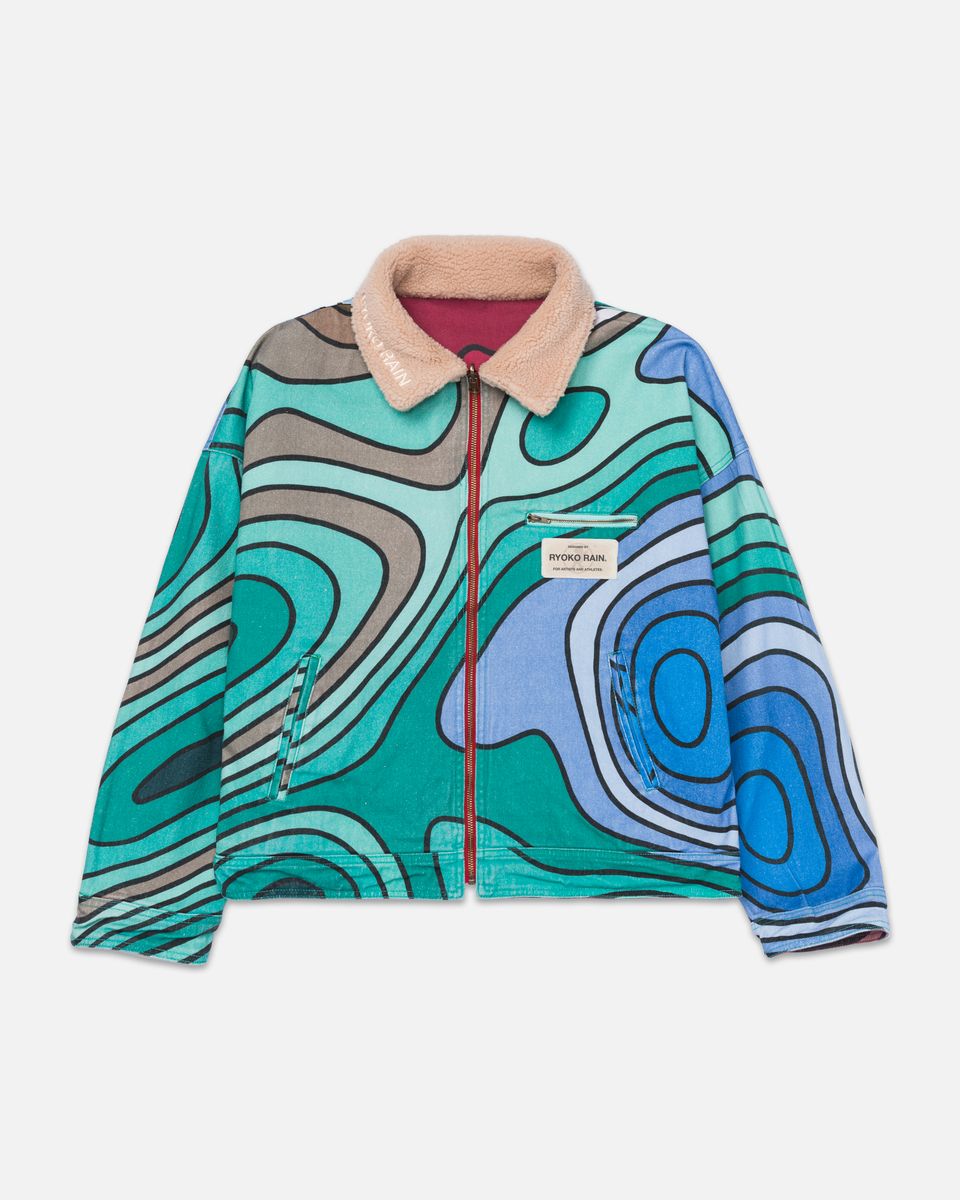 REVERSIBLE 70'S WORK JACKET RYOKO RAIN