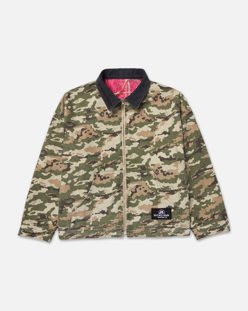 REVERSIBLE DUCK WORK JACKET RYOKO RAIN