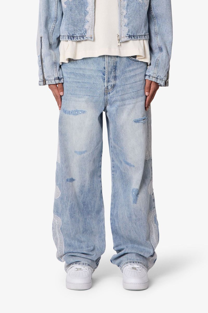 SKELETON ULTRA BAGGY DENIM MNML