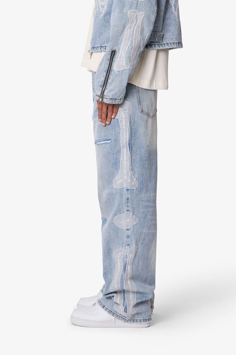 SKELETON ULTRA BAGGY DENIM MNML