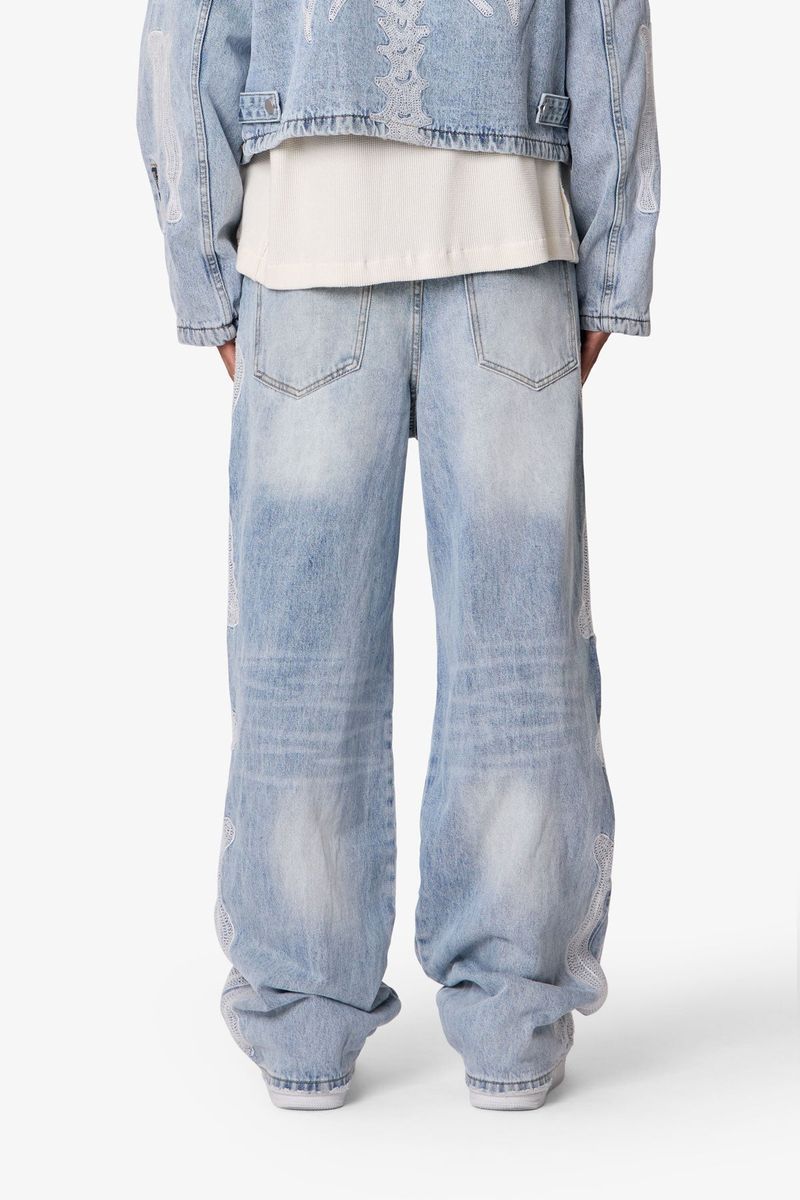 SKELETON ULTRA BAGGY DENIM MNML