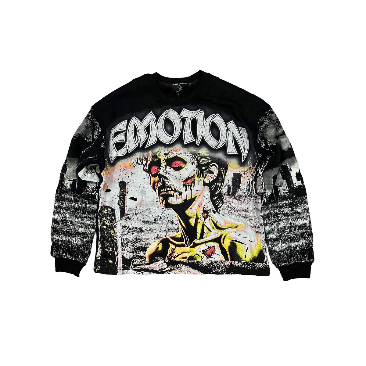 TOMBSTONE LONG SLEEVE TEE MIXED EMOTION