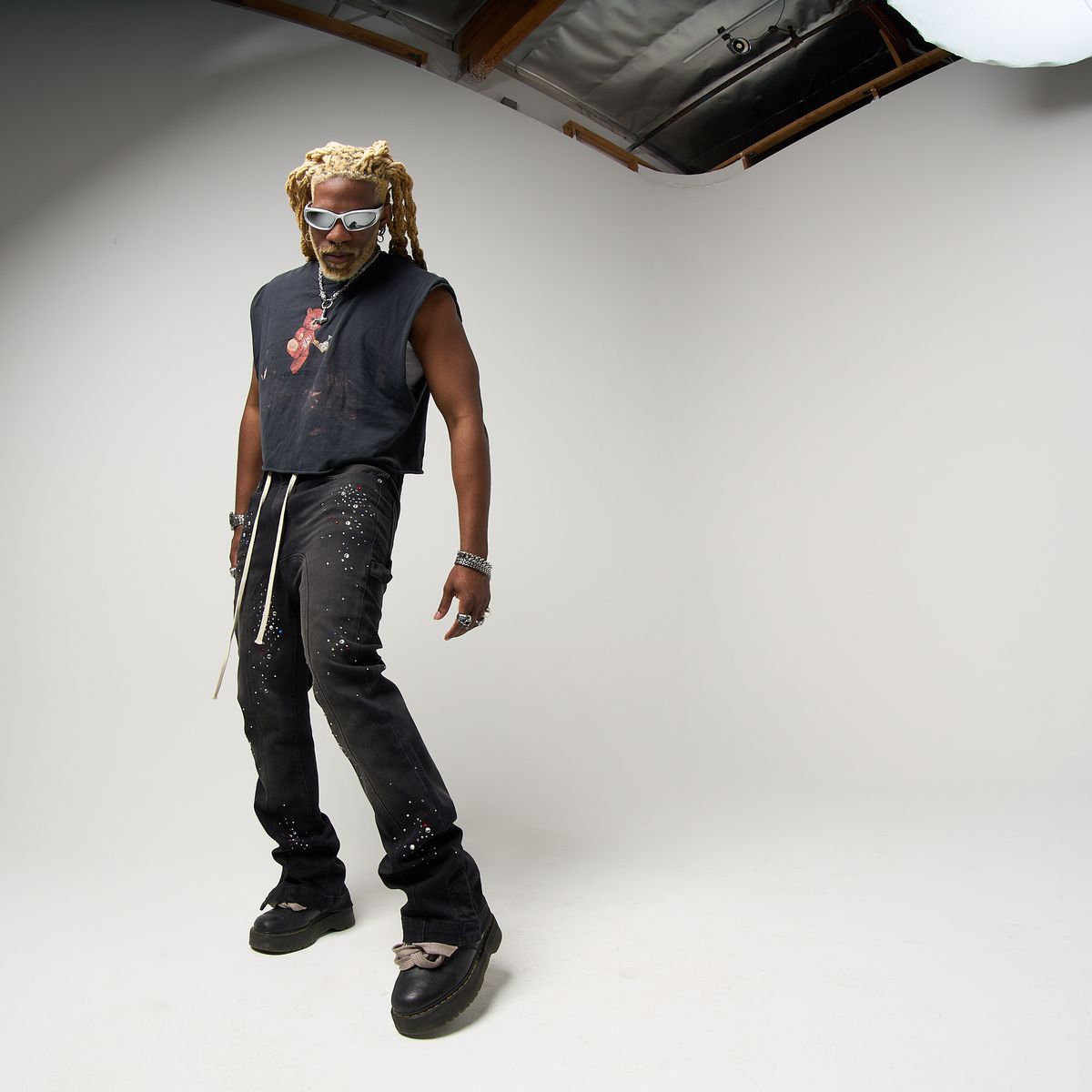 GUIDANCE BLACK DENIM DUAA