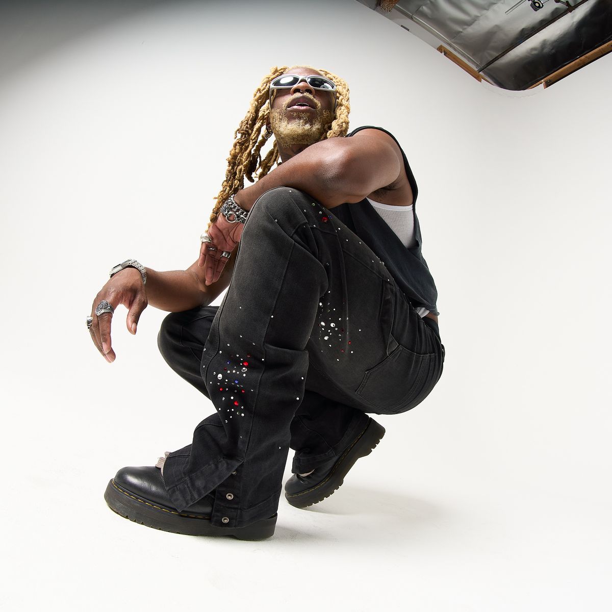 GUIDANCE BLACK DENIM DUAA