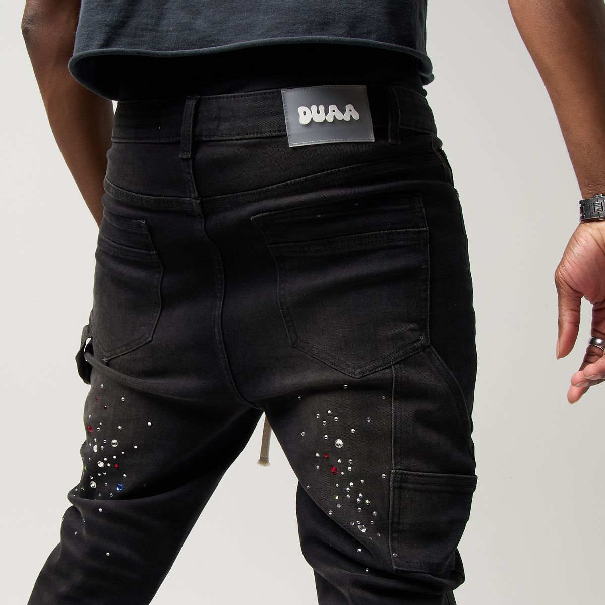 GUIDANCE BLACK DENIM DUAA
