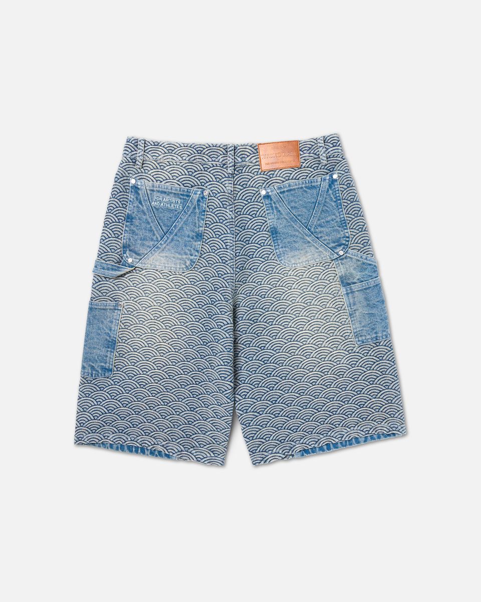 SEIGAIHA DENIM SHORTS RYOKO RAIN