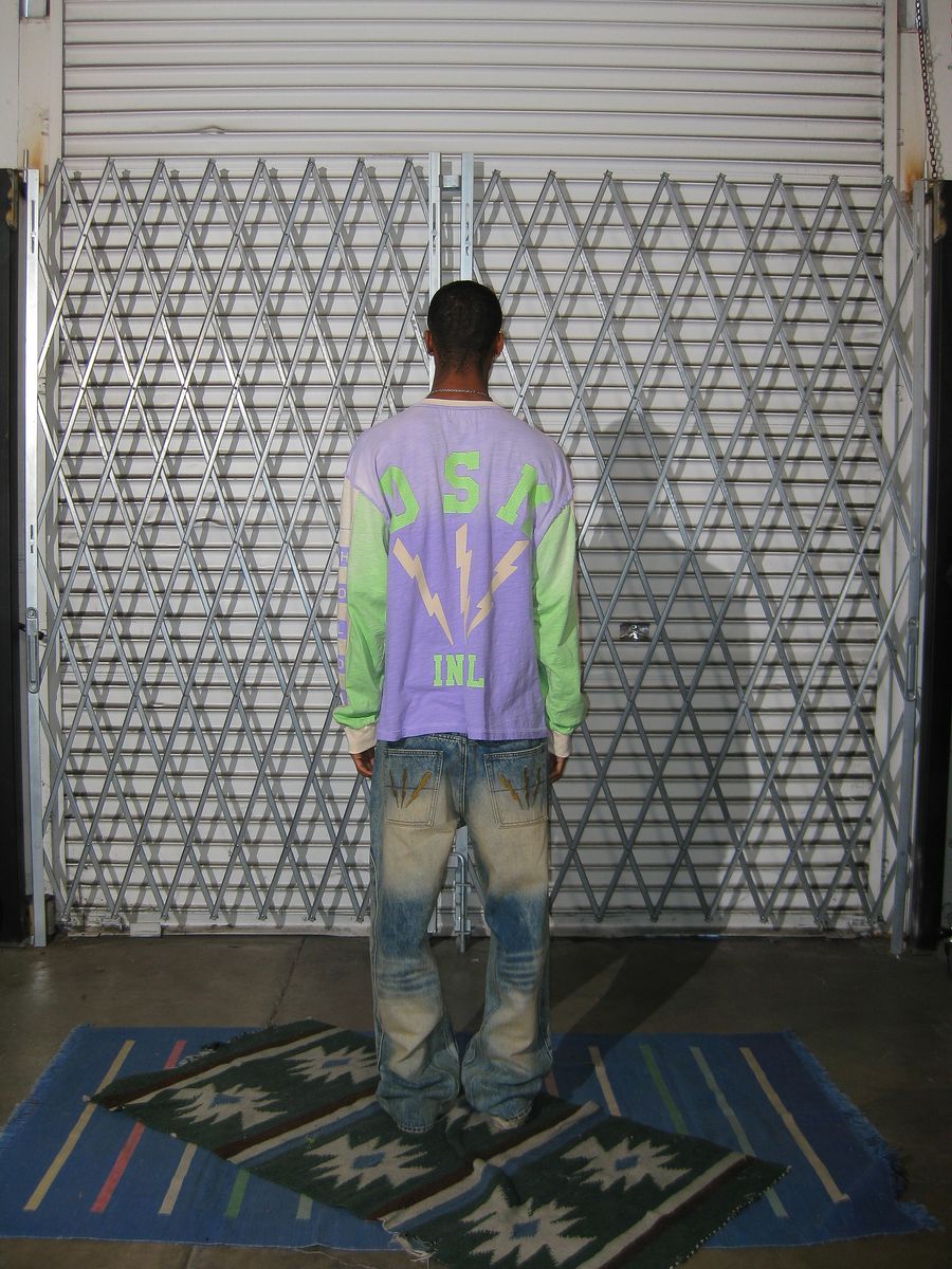 BOLT PANEL LONG SLEEVE TEE D.S.M