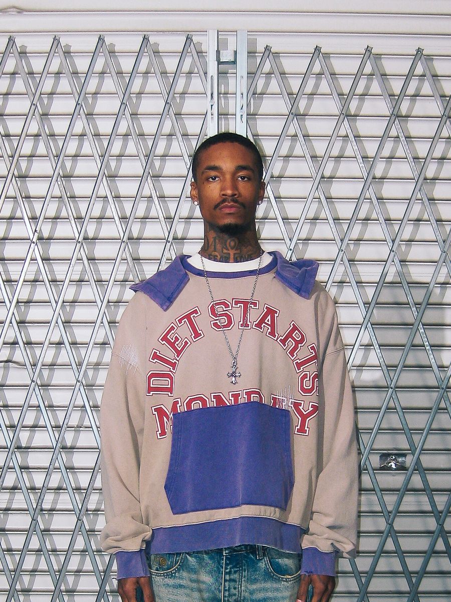 COLLEGIATE OVERLAP HOODIE D.S.M