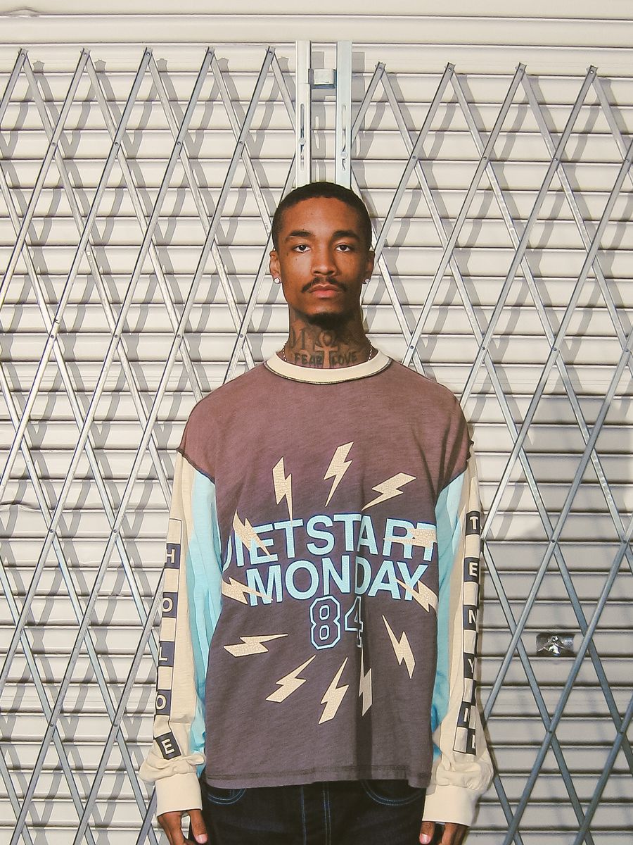 BOLT PANEL LONG SLEEVE TEE D.S.M
