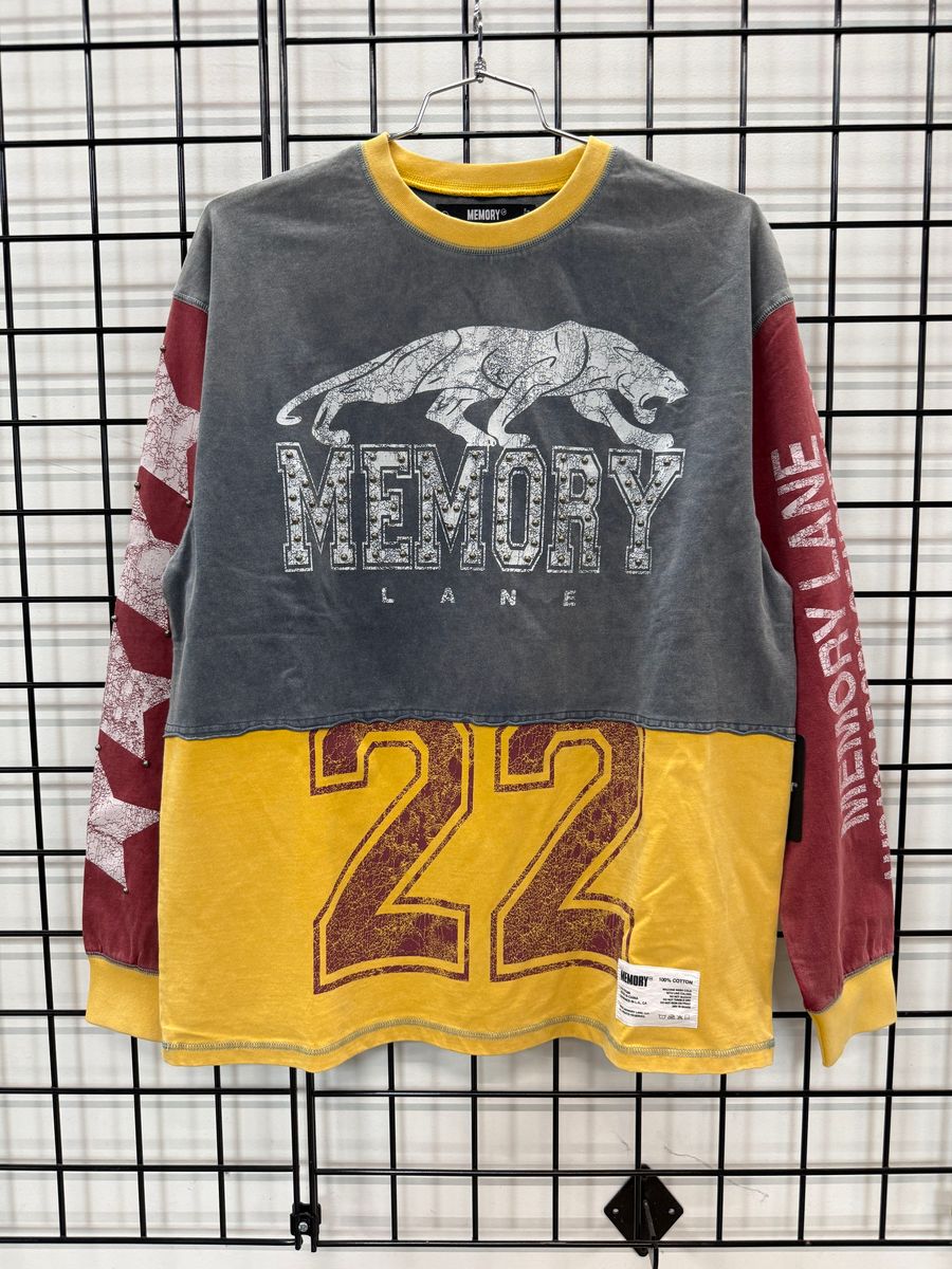 COLOR BLOCK LS TEE MEMORY LANE