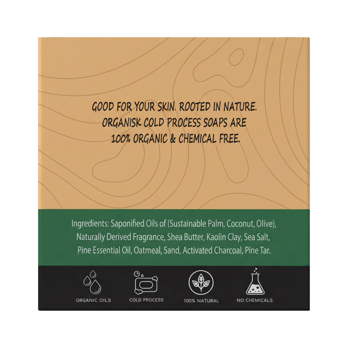 ALL NATURAL MENS BAR SAOP: PINE TAR - ORGANISK