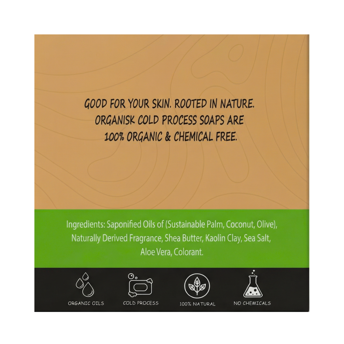 ALL NATURAL MENS SOAP: FRESH ALOE - ORGANISK