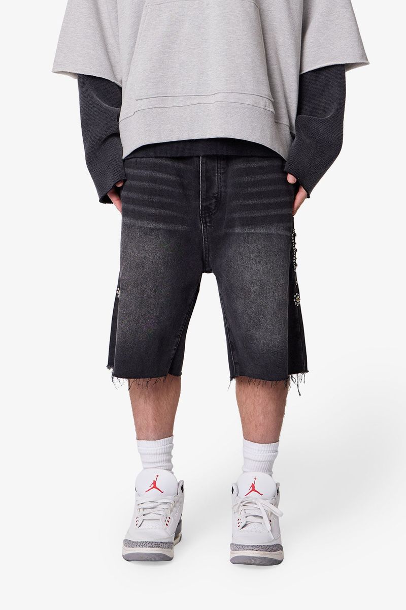 BAGGY MOJAVE DENIM SHORTS MNML
