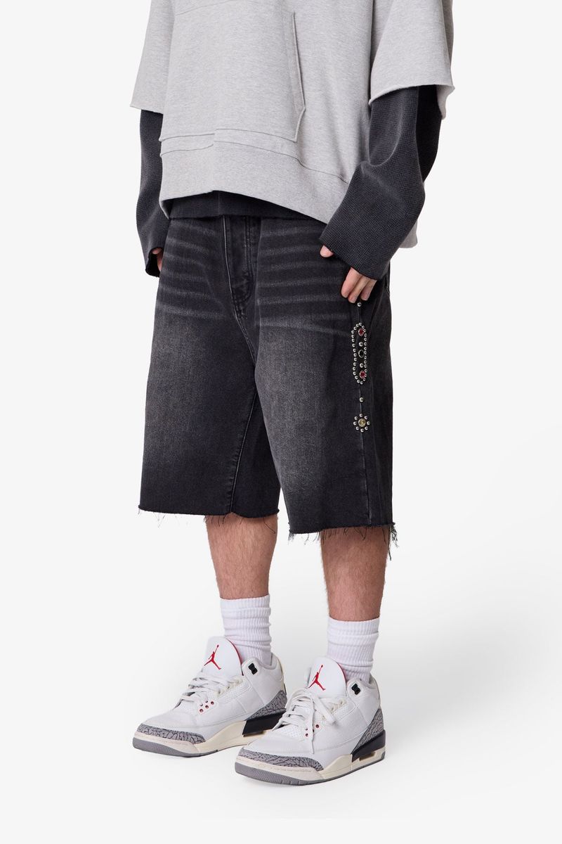 BAGGY MOJAVE DENIM SHORTS MNML