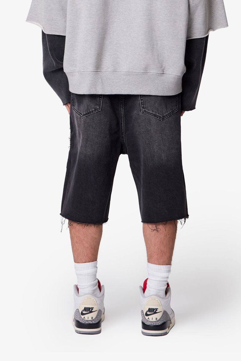 BAGGY MOJAVE DENIM SHORTS MNML