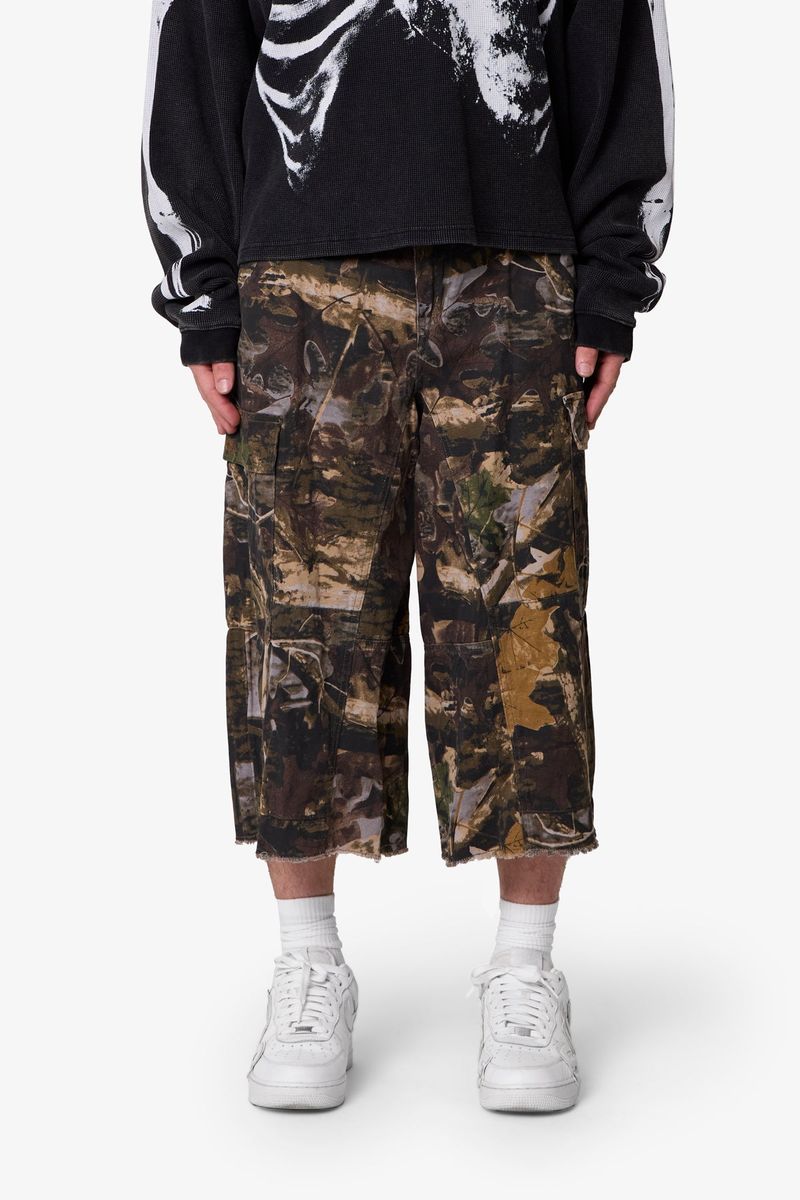 EXTRA LONG CARGO SHORTS MNML