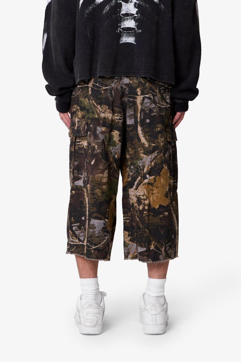 EXTRA LONG CARGO SHORTS MNML