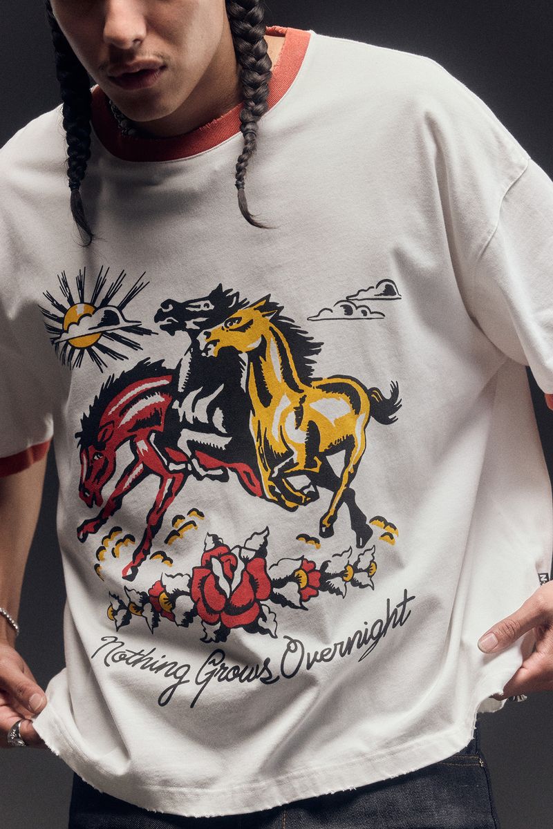 SKY HORSE RINGER TEE N.G.O