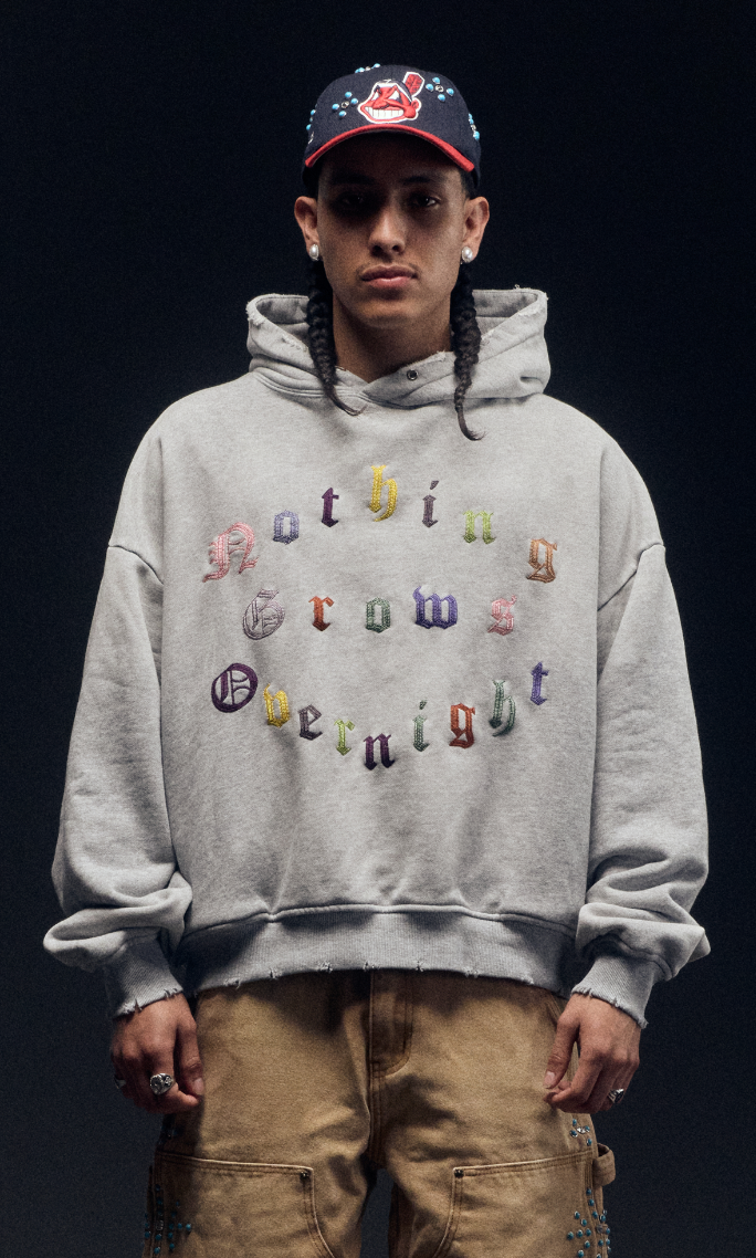 MULTI LETTER HOODIE N.G.O
