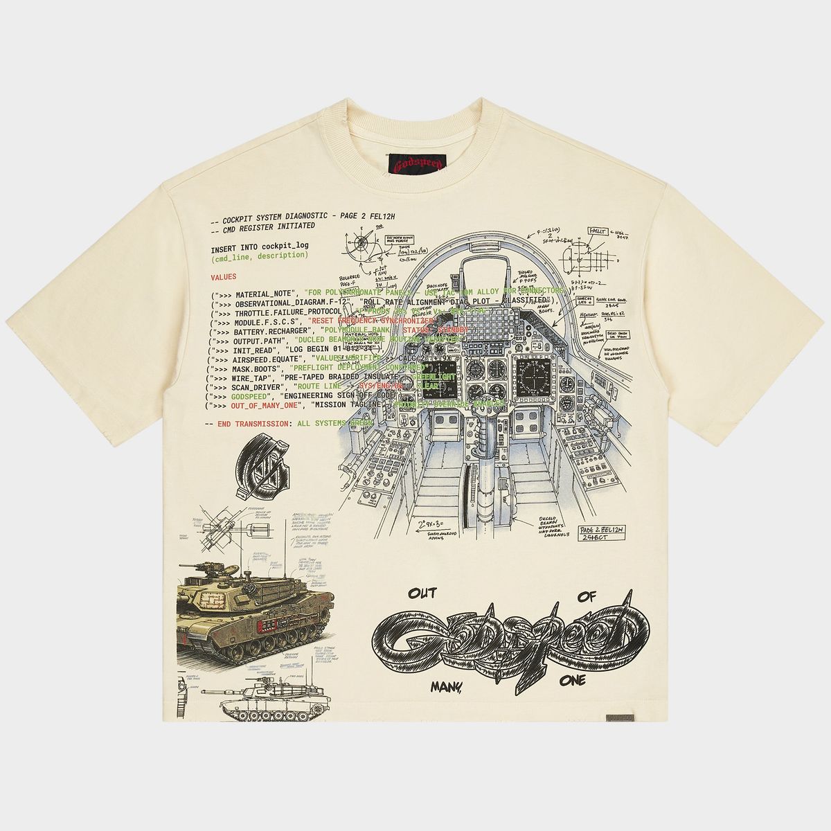 ART OF WAR TEE GODSPEED