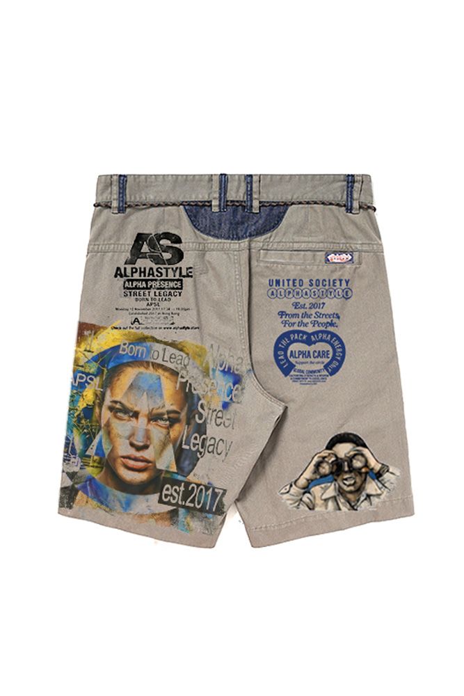 ANDREA PATCHWORK SHORTS ALPHASTYLE