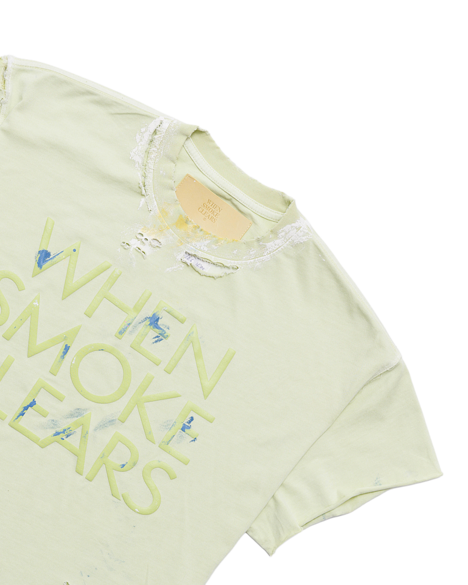 PAINT THRASHED TEE W.S.C