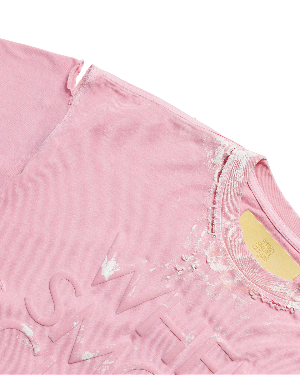 PAINT THRASHED TEE W.S.C